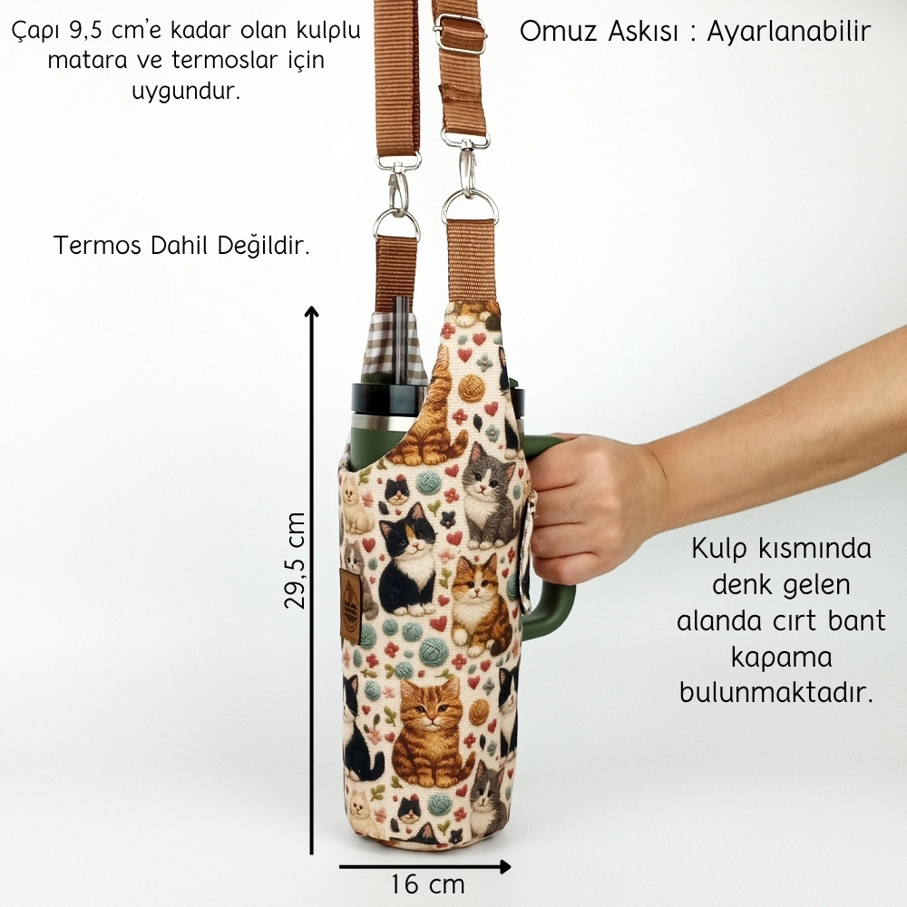 Woodycord%20El%20Yapımı%203D%20Kedi%20Desenli%20Matara%20Termos%20Kılıfı%20Kulplu%20Model%20Quencher%20Pipetli%201,18