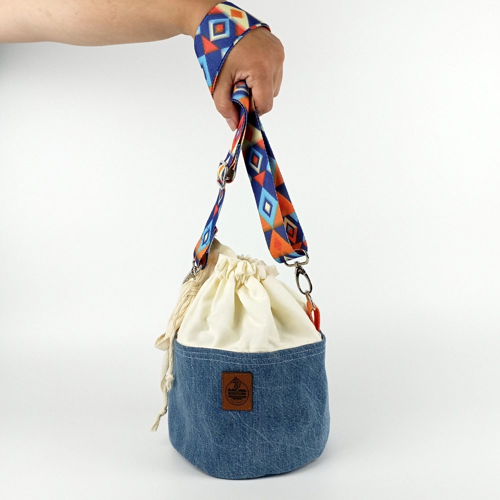 Woodycord%20El%20Yapımı%20Bucket%20Kot%20Çanta