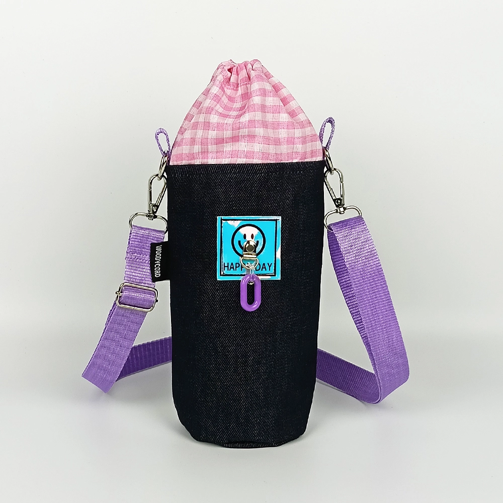Woodycord%20El%20Yapımı%20Büzgülü%20Kot%20Happy%20Day%20Matara%20ve%20Termos%20Kılıfı%20