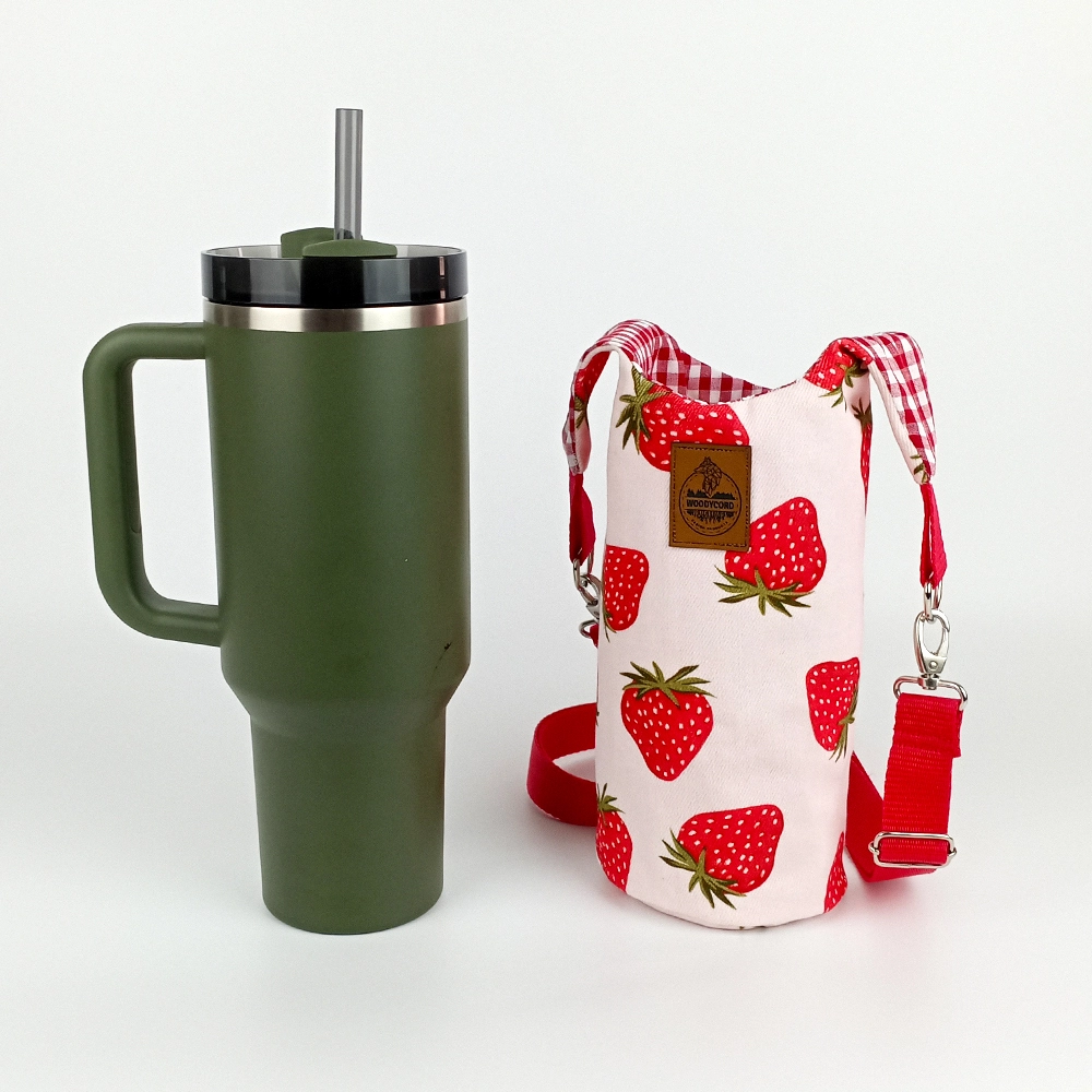 Woodycord%20El%20Yapımı%20Çilek%20Matara%20Termos%20Kılıfı%20Kulplu%20Model%20Quencher%20Pipetli%201,18