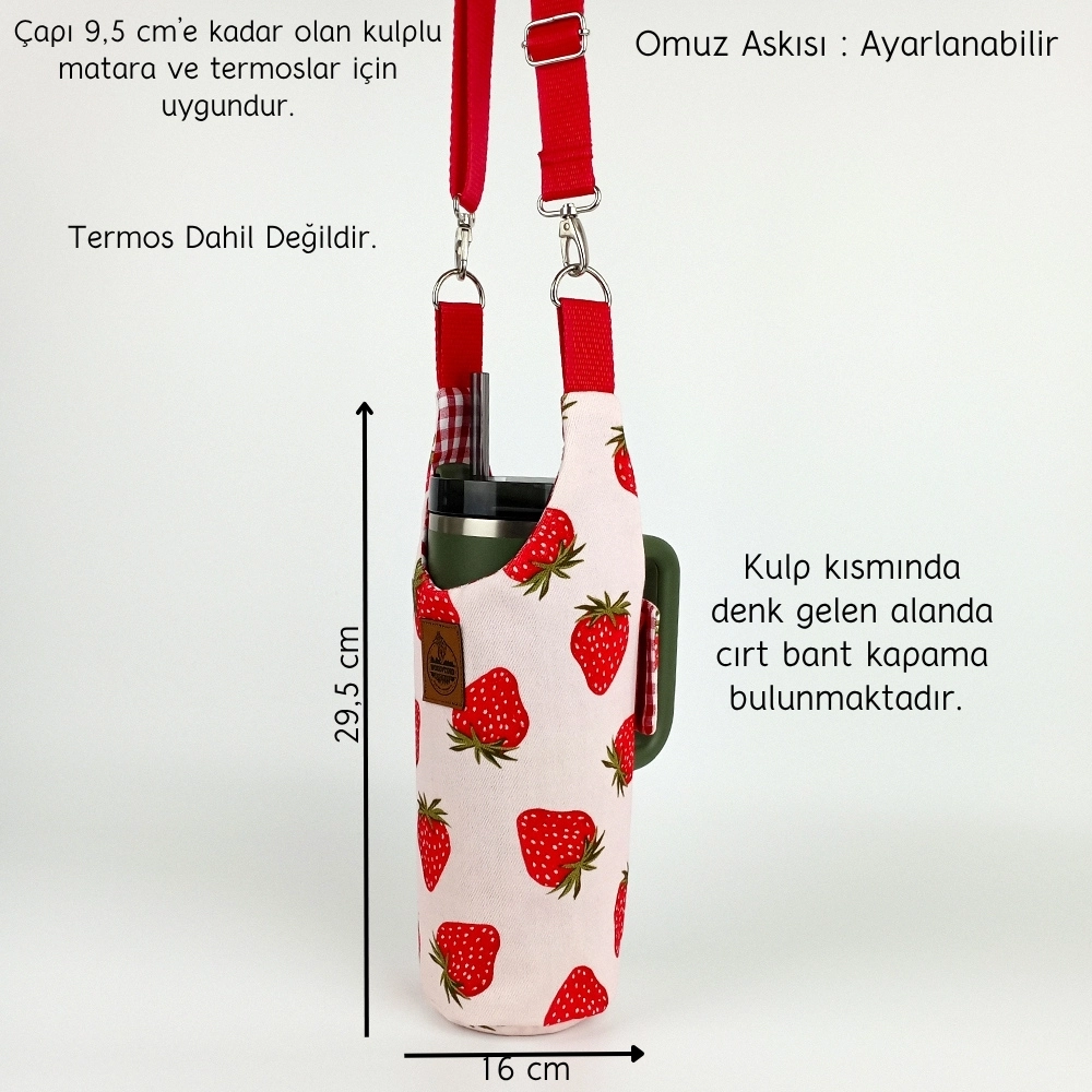Woodycord%20El%20Yapımı%20Çilek%20Matara%20Termos%20Kılıfı%20Kulplu%20Model%20Quencher%20Pipetli%201,18