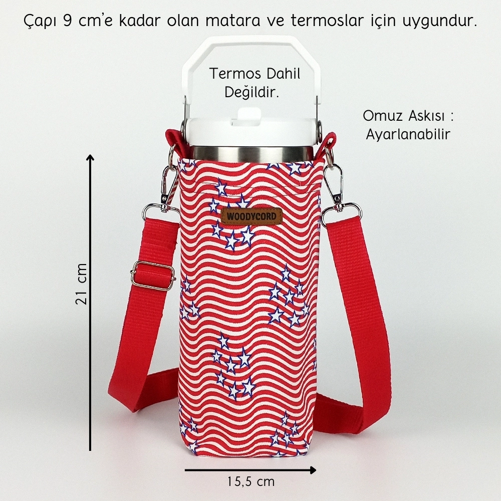 Woodycord%201%20Litrelik%20El%20Yapımı%20Çizgili%20ve%20Yıldız%20Desenli%20Matara%20Termos%20Kılıfı