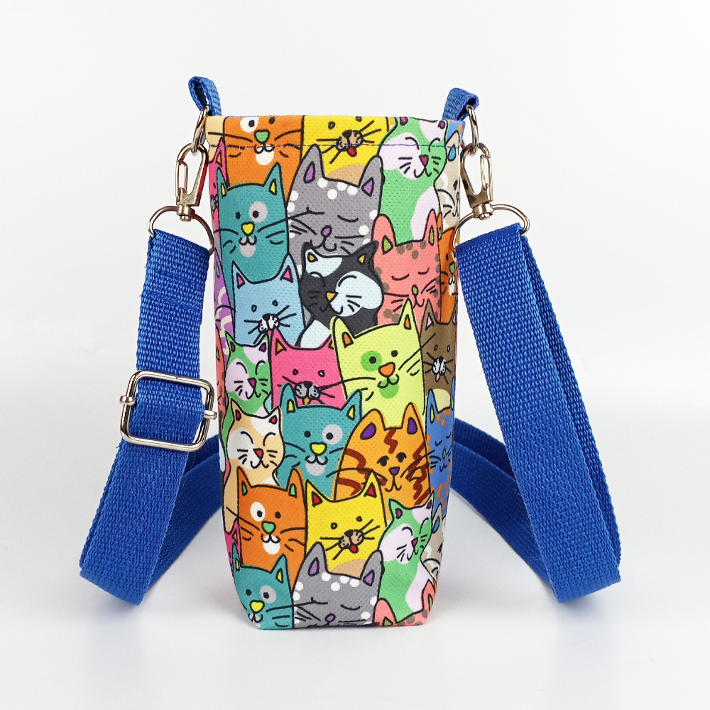 Woodycord%200,5%20Litrelik%20El%20Yapımı%20Sevimli%20Kediler%20Temalı%20Matara/Termos%20Kılıfı%20