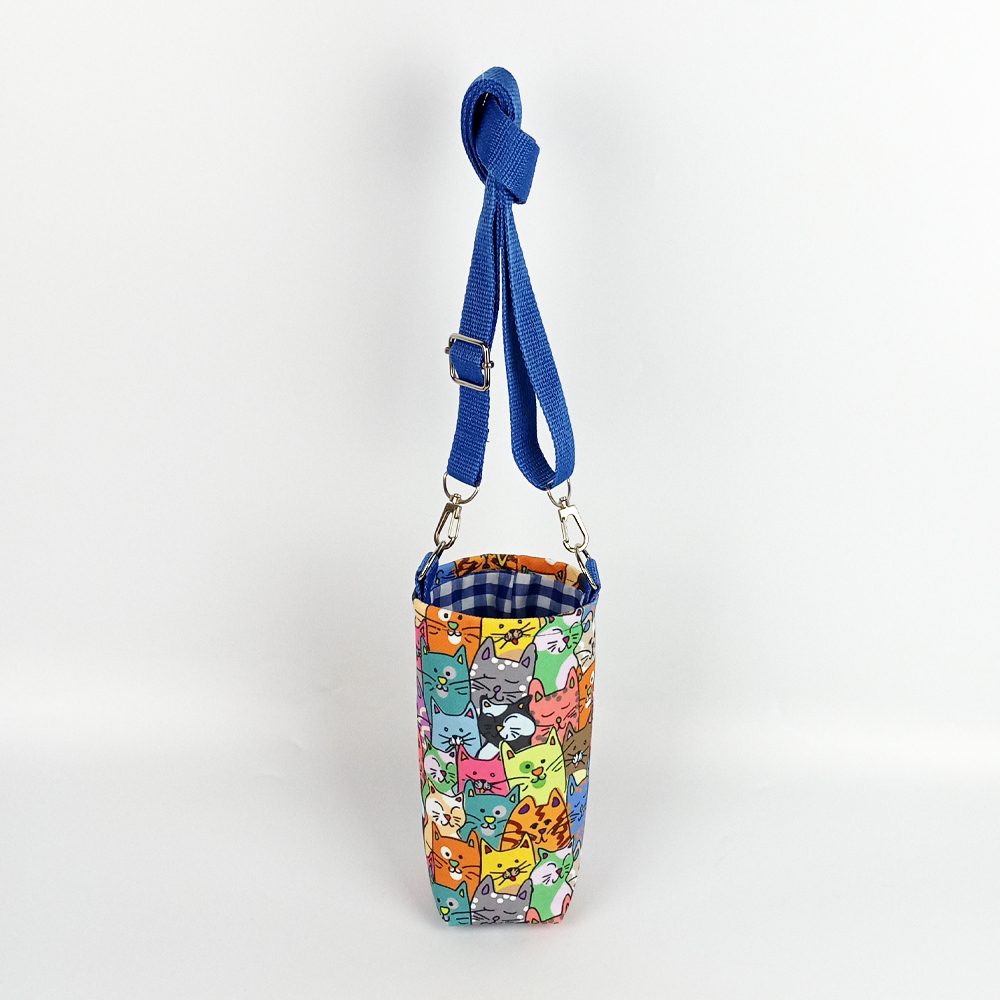 Woodycord%200,5%20Litrelik%20El%20Yapımı%20Sevimli%20Kediler%20Temalı%20Matara/Termos%20Kılıfı%20
