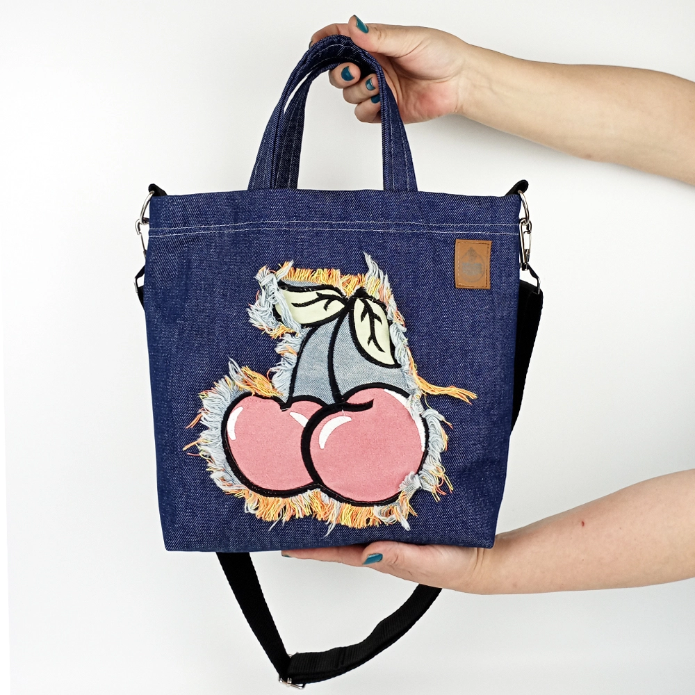 Woodycord%20El%20Yapımı%20Kot%20Kiraz%20Tote%20Çanta