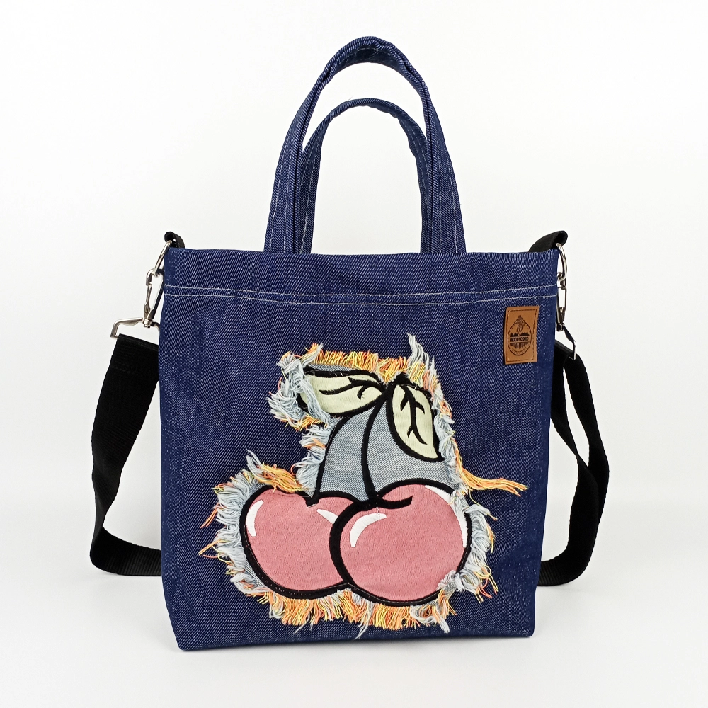 Woodycord%20El%20Yapımı%20Kot%20Kiraz%20Tote%20Çanta