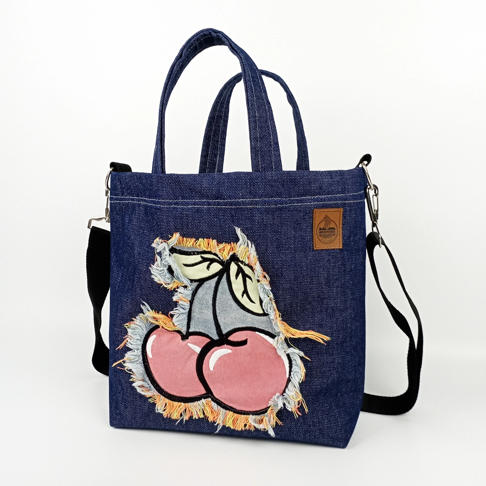 Woodycord%20El%20Yapımı%20Kot%20Kiraz%20Tote%20Çanta