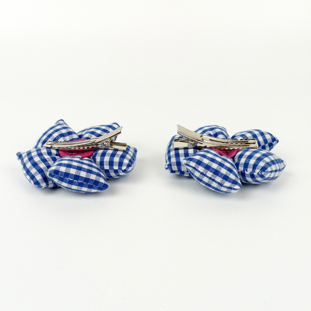 Woodycord%20El%20Yapımı%20Pofuduk%20Kareli%20İkili%20Çiçek%20Toka%20Seti