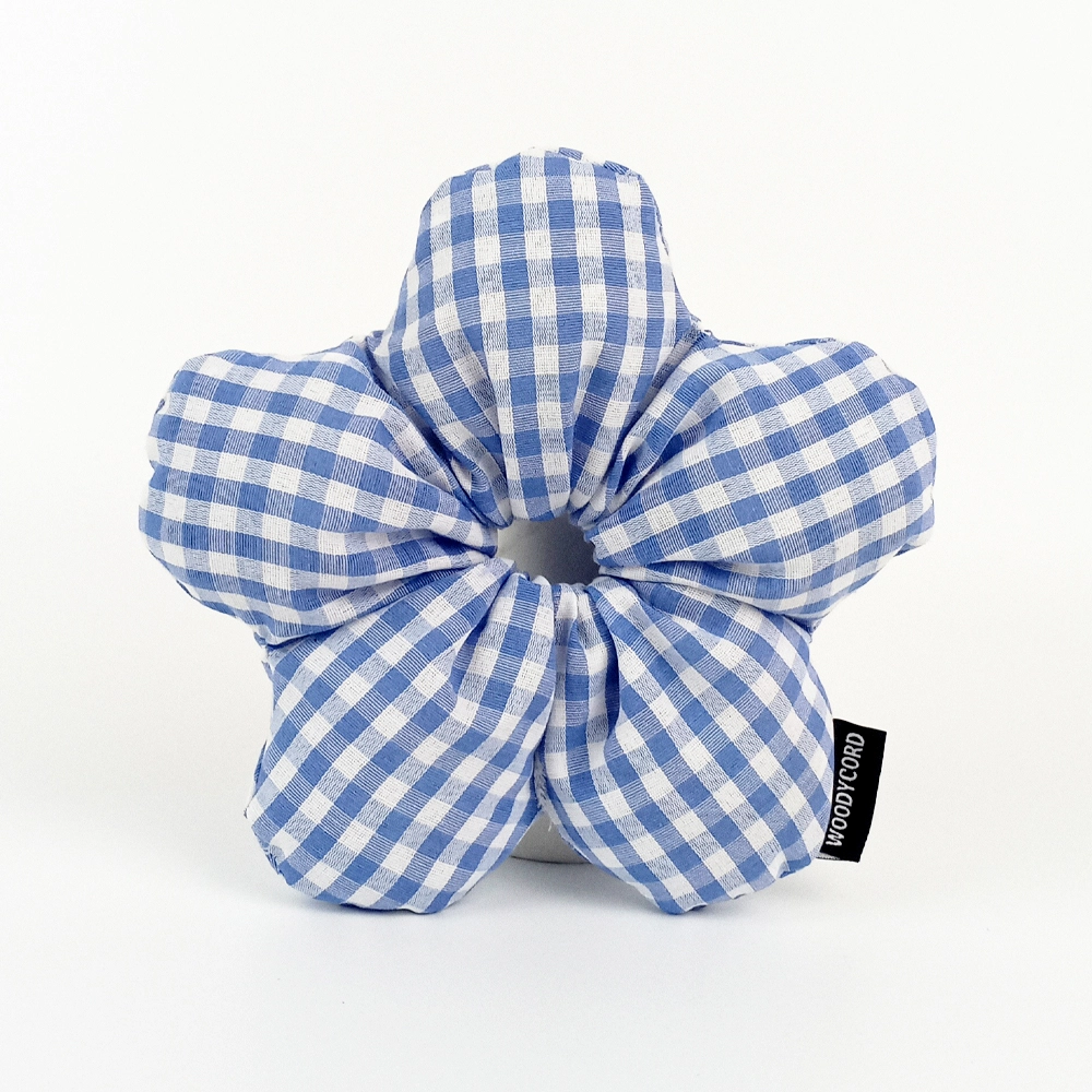 Woodycord%20Scrunchie%20İçi%20Dolgulu%20Lastikli%20Büyük%20Boy%20Çiçek%20Model%20Saç%20ve%20Topuz%20Tokası%20