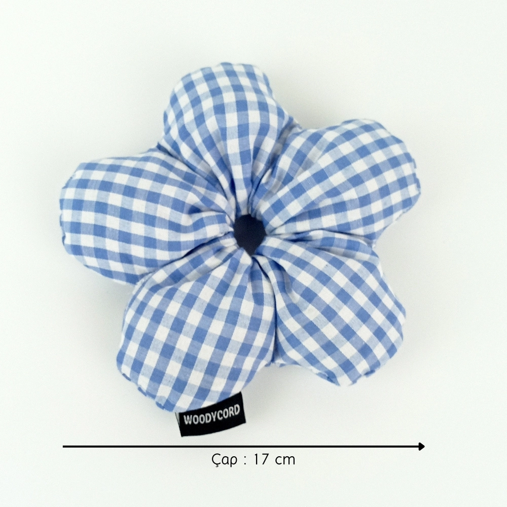 Woodycord%20Scrunchie%20İçi%20Dolgulu%20Lastikli%20Büyük%20Boy%20Çiçek%20Model%20Saç%20ve%20Topuz%20Tokası%20