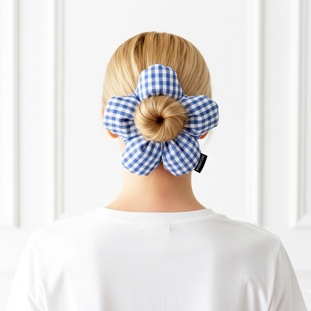 Woodycord%20Scrunchie%20İçi%20Dolgulu%20Lastikli%20Büyük%20Boy%20Çiçek%20Model%20Saç%20ve%20Topuz%20Tokası%20