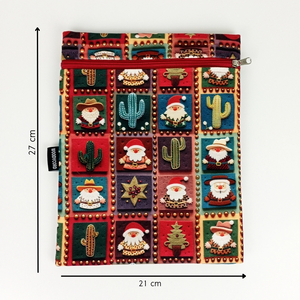 Woodycord%20El%20Yapımı%20Yılbaşı%20ve%20Kaktüs%20Temalı%203D%20Kitap%20Tablet%20Kılıfı%20(21x27%20cm)