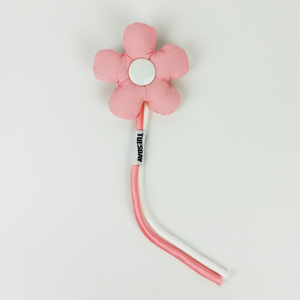 Woodycord%20El%20Yapımı%20Pofuduk%20Pembe%20Çiçek%20Figürlü%20Otomatik%20Toka