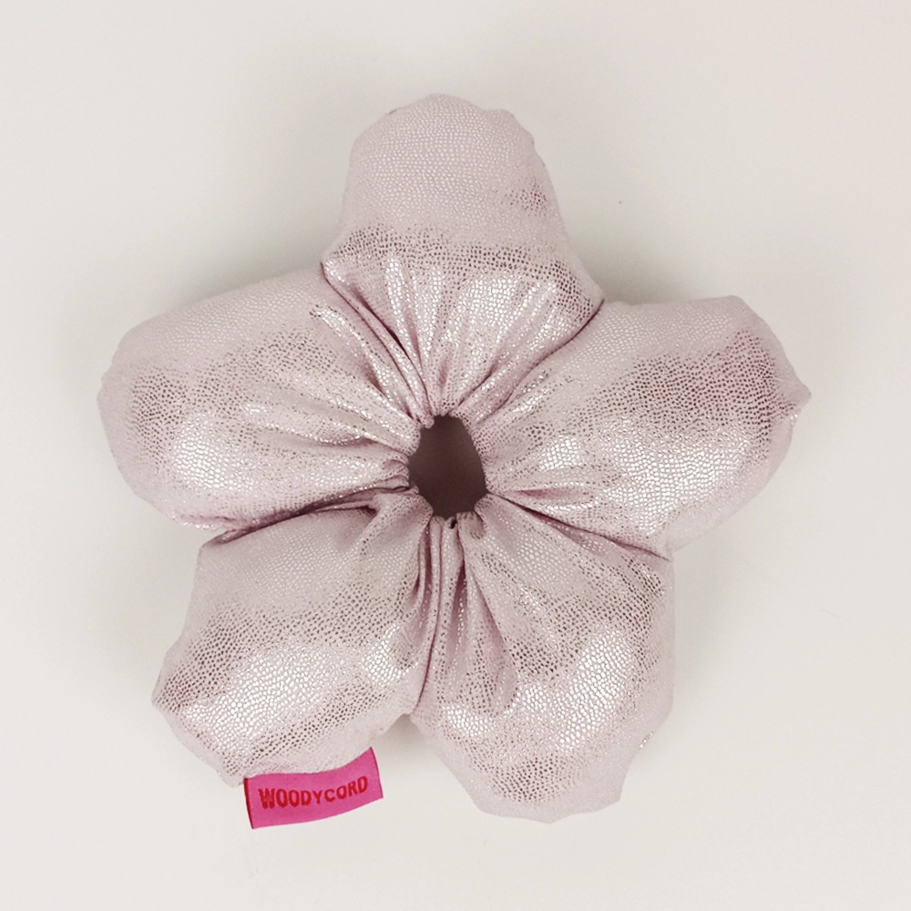 Woodycord%20Uçuk%20Pembe%20Pofuduk%20Scrunchie%20Topuz%20Tokası