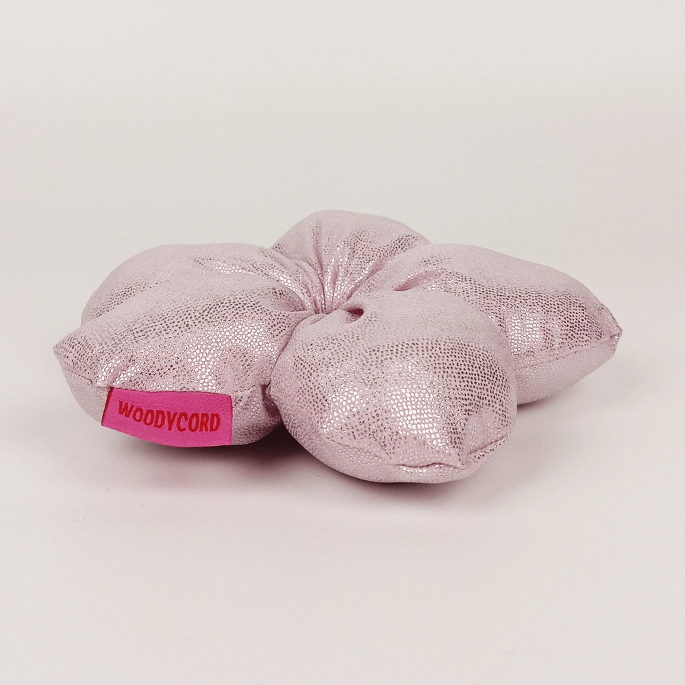 Woodycord%20Uçuk%20Pembe%20Pofuduk%20Scrunchie%20Topuz%20Tokası