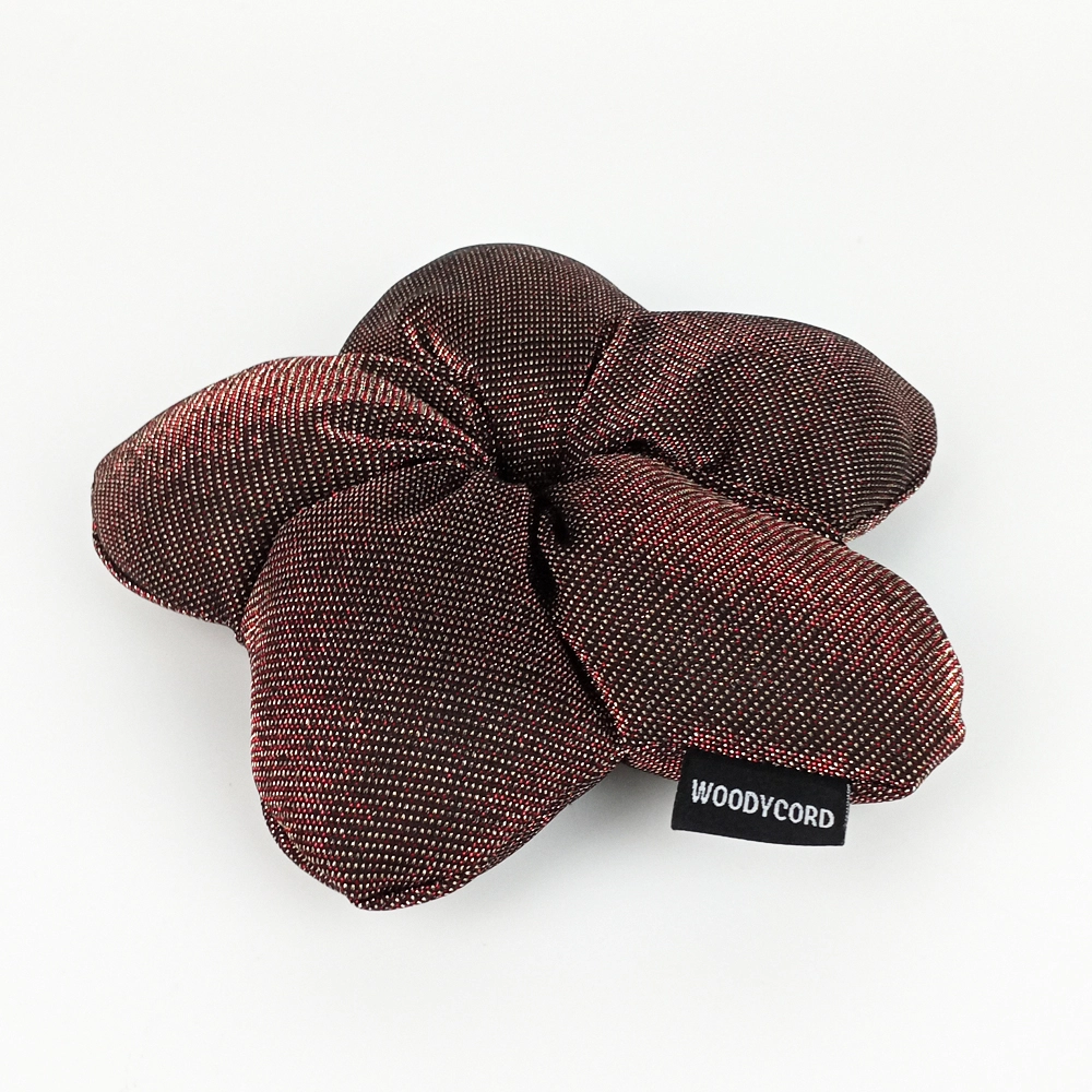 Woodycord%20El%20Yapımı%20Elyaf%20Dolgulu%20Scrunchie%20Topuz%20Tokası%20Simli%20Pembe%20Işıltı