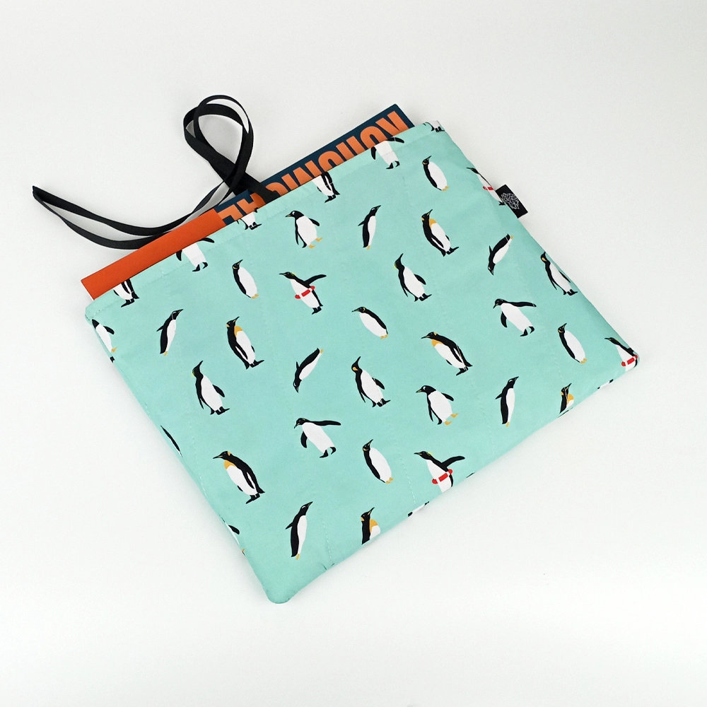 Woodycord%20Penguen%20Desenli%20El%20Yapımı%20Kitap%20ve%20Tablet%20Kılıfı%20(24x30%20cm)