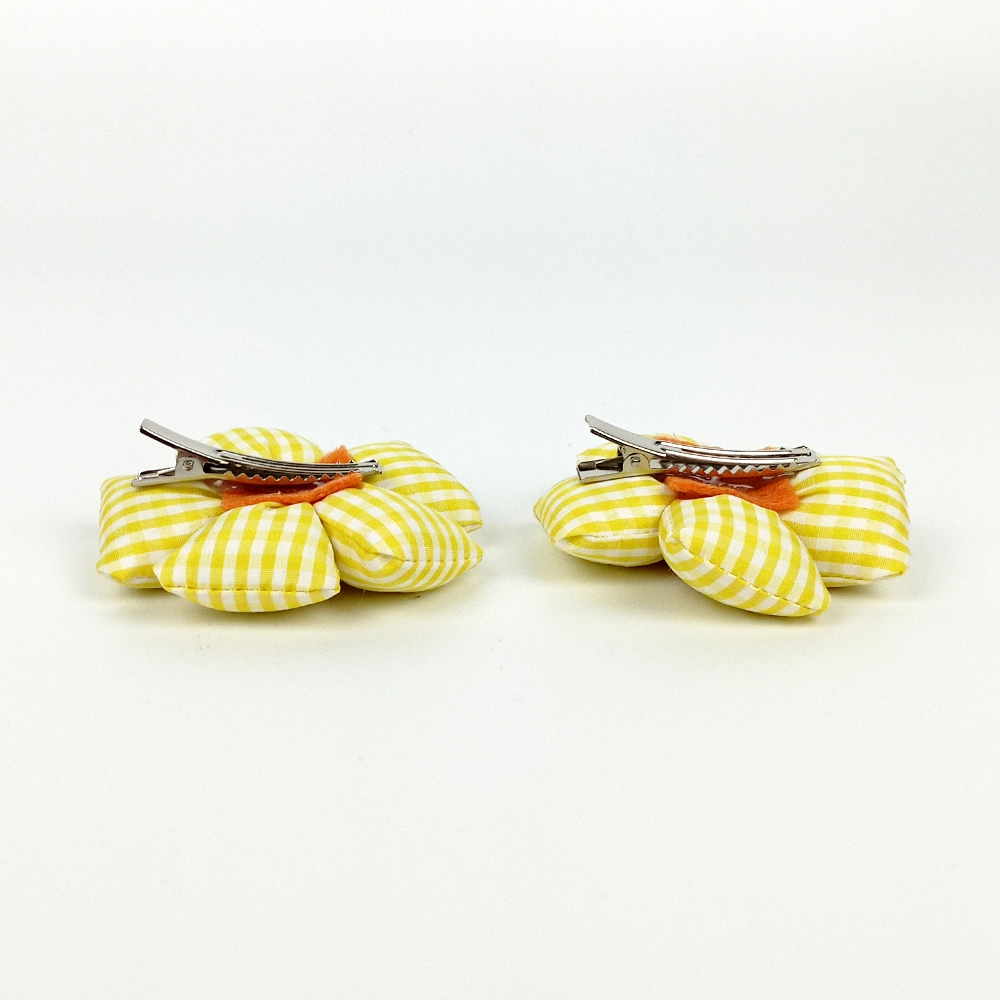 Woodycord%20El%20Yapımı%20Pofuduk%20Kareli%20İkili%20Çiçek%20Toka%20Seti