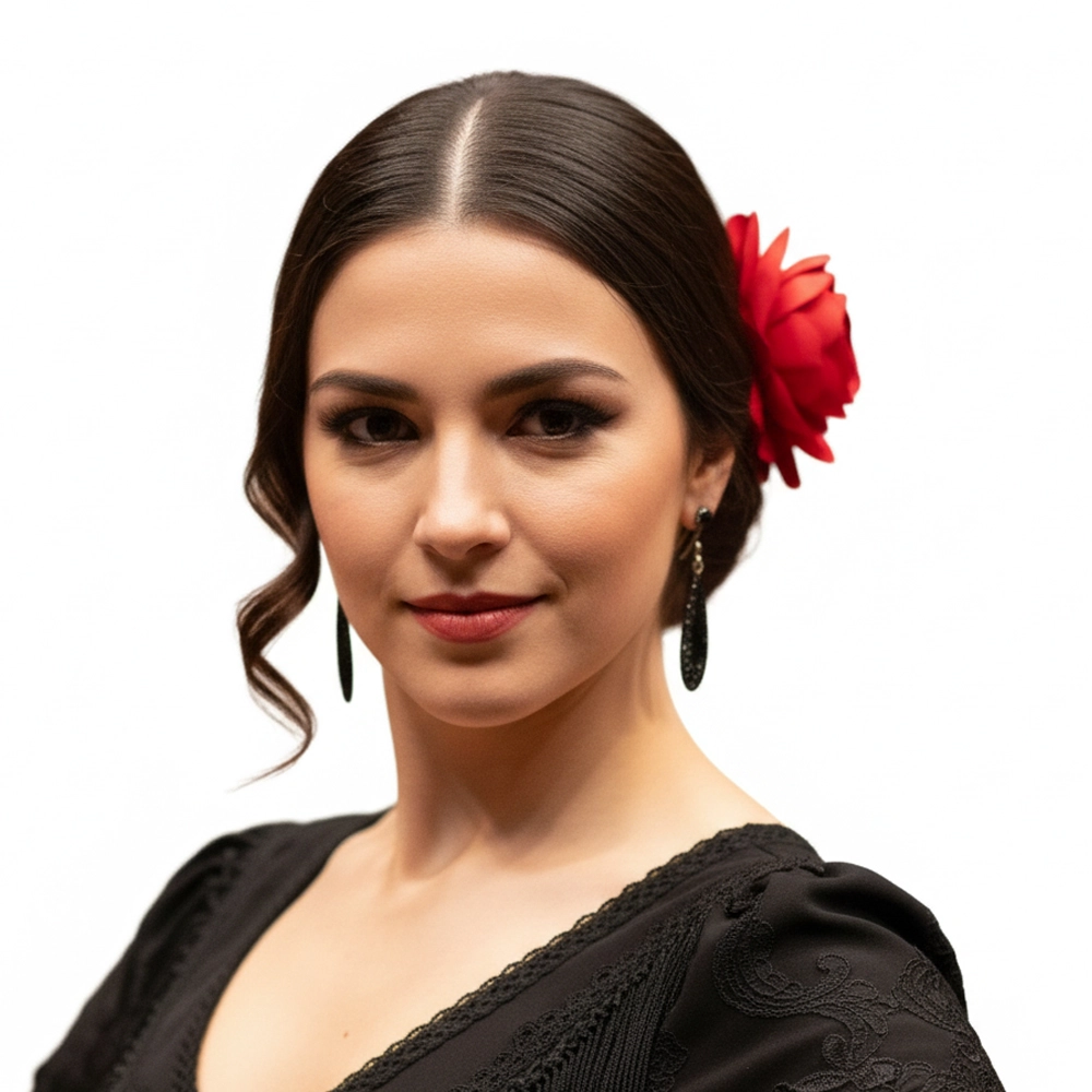 Woodycord%20Kırmızı%20Saten%20Gül%20Toka%20Klasik%20ve%20romantik%20