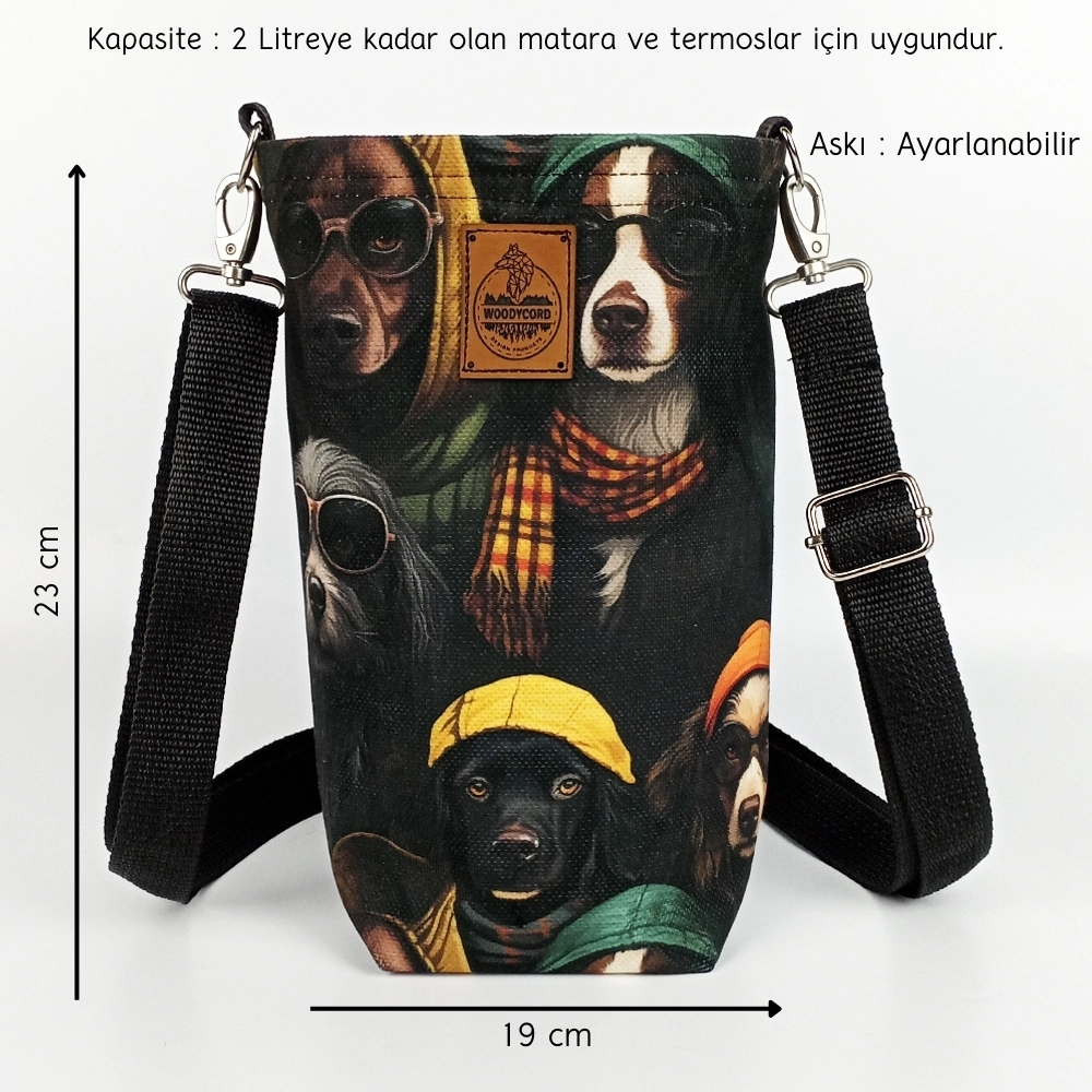 Sevimli%20Dostlarla%20Su%20Molası:%20Woodycord%202%20Litrelik%20Köpek%20Figürlü%20Matara%20Termos%20Kılıfı