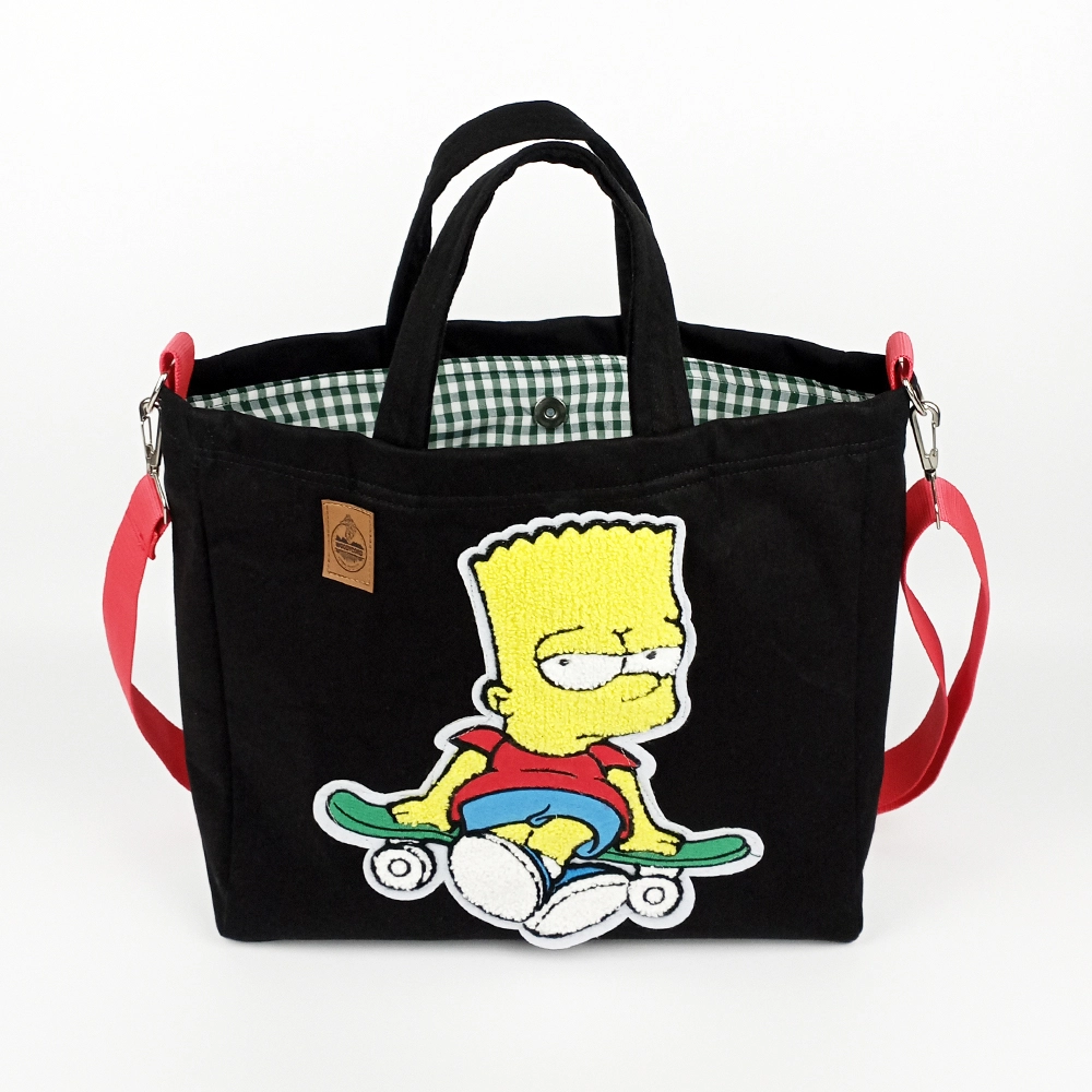 Woodycord%20Bart%20Simpson%20Tasarım%20%20Büyük%20Boy%20%20Tote%20Çanta