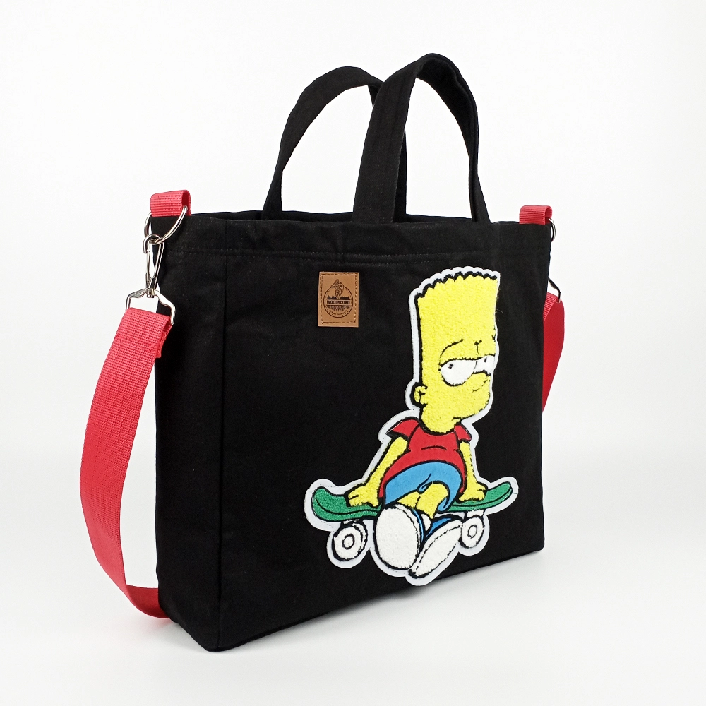 Woodycord%20Bart%20Simpson%20Tasarım%20%20Büyük%20Boy%20%20Tote%20Çanta