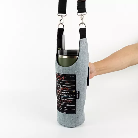 Woodycord El Yapımı Forever Young Kot Matara Termos Kılıfı Kulplu Model Quencher Pipetli 1,18
