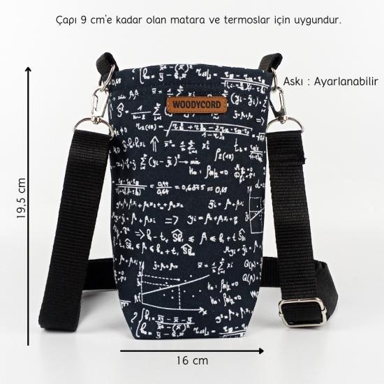 Woodycord 1 Litrelik Matara Kılıfı Su Şişesi Taşıma Çantası Water Bottle Bag