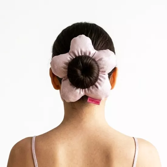 Woodycord Uçuk Pembe Pofuduk Scrunchie Topuz Tokası
