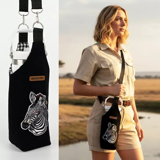 Woodycord El Yapımı U Model Zebra Termos Kılıfı  iceflow 0,89