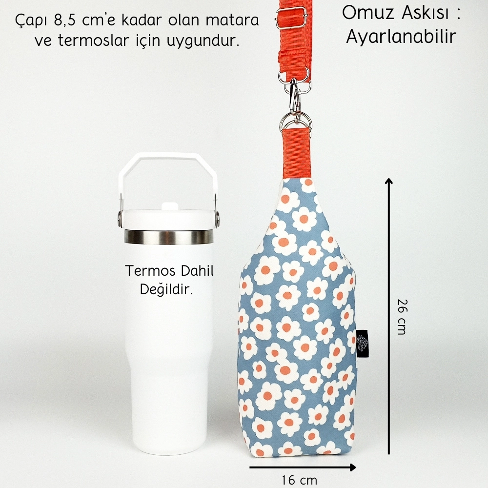 Woodycord%20El%20Yapımı%20U%20Model%20Papatya%20Desenli%20Matara%20ve%20Termos%20Kılıfı