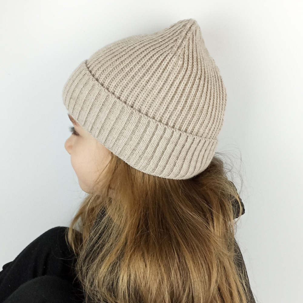 Woodycord%20Fitilli%20Triko%20Çocuk-Genç%20Vizon%20Bere%20-Kahverengi%20Ayıcık%20