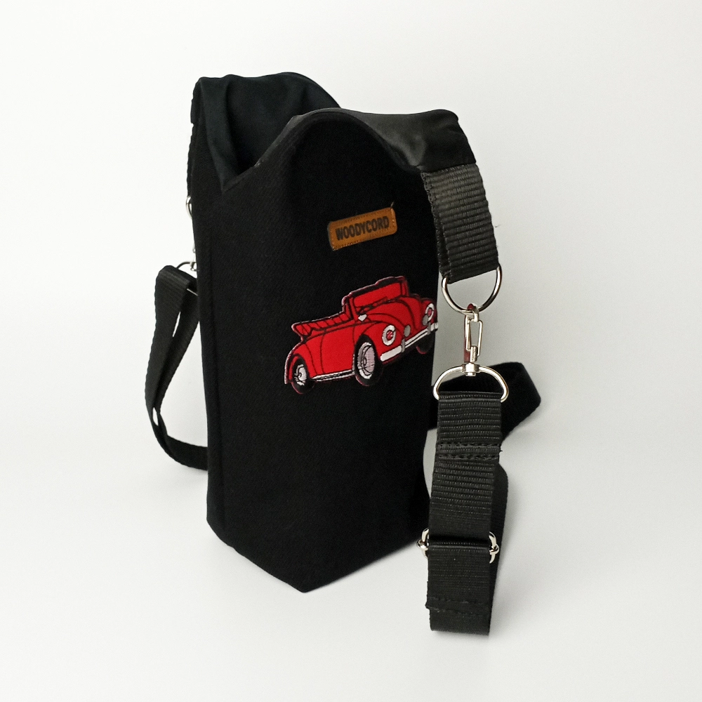 Woodycord%20El%20Yapımı%20Kırmızı%20Vosvos%20Desenli%20U%20Model%20Matara%20Termos%20Kılıfı