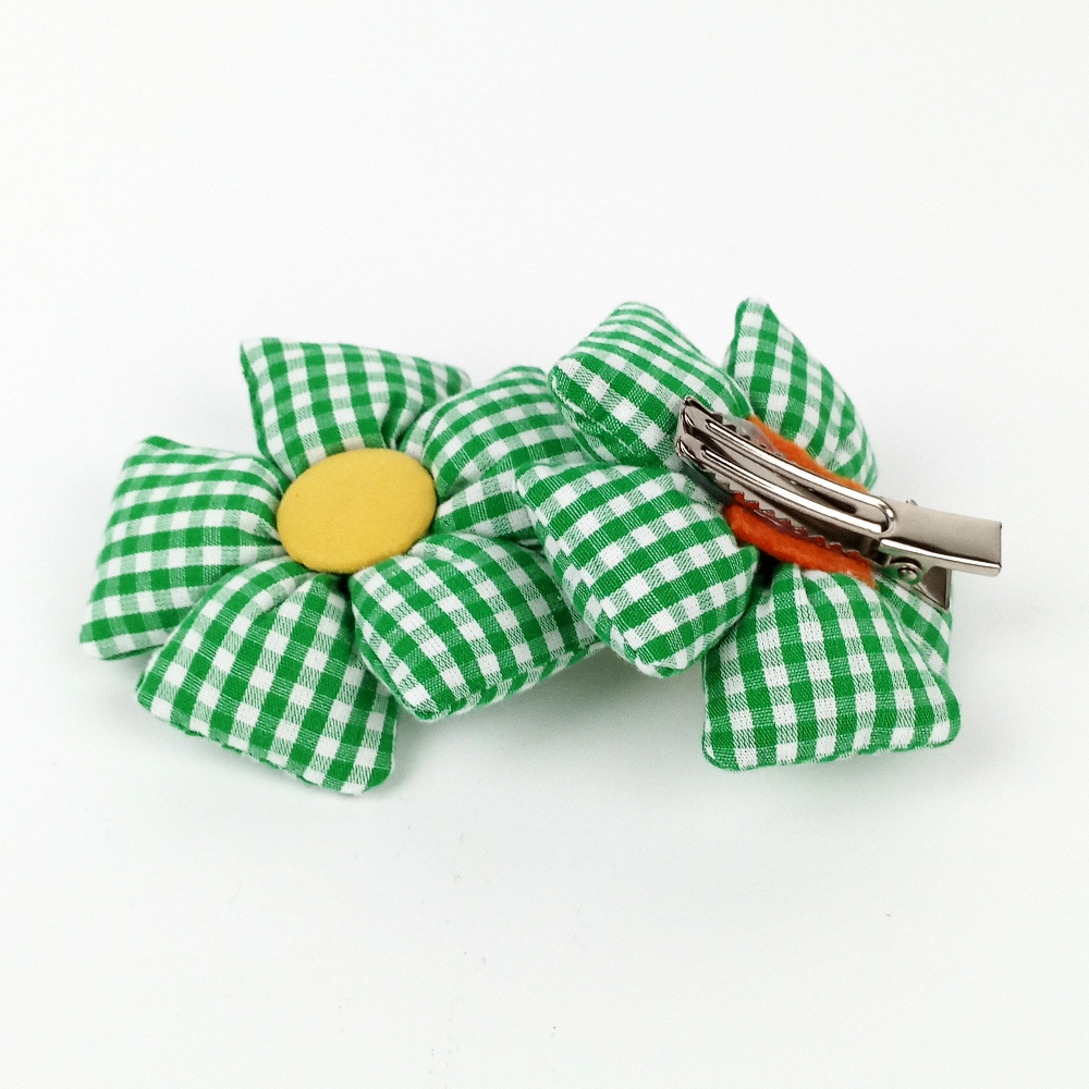 Woodycord%20El%20Yapımı%20Pofuduk%20Kareli%20İkili%20Çiçek%20Toka%20Seti
